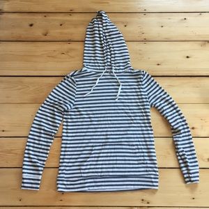 Thin striped hoodie